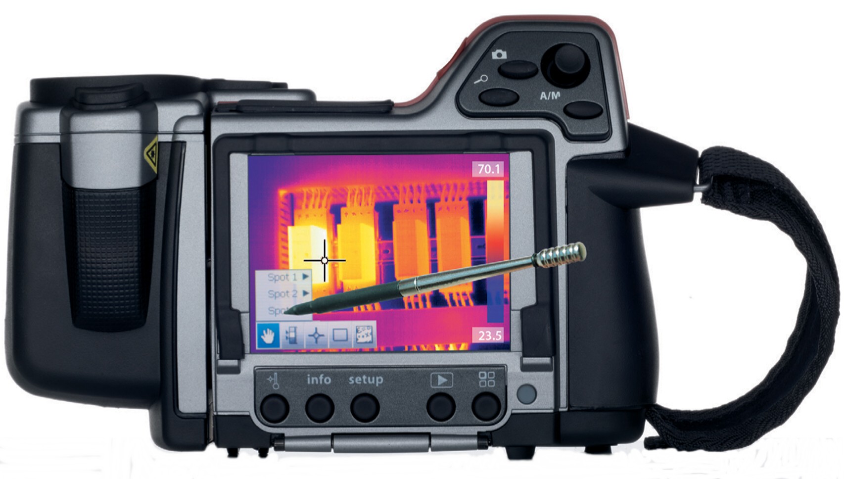 Flir T400 Rckansicht